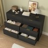 ORRD 6-Drawer Dresser for Bedroom, Modern Chest of Drawers with Large Storage, Black Dresser Cabinet for Living Room, Hallway & Entryway - 4 of 4