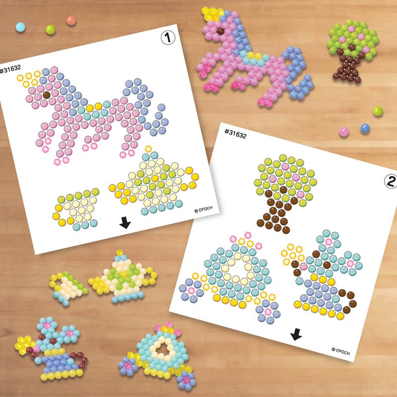 Aquabeads Arts & Crafts Pastel Fairytale Theme Bead Refill with over 600 Beads and Templates, Ages 4 and Up, 2 of 6