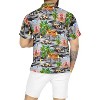 HAPPY BAY Mens Hawaiian Short Sleeve Button Down Shirt Men's Casual Shirts Vacation Tropical Beach Summer Party Shirts for Men Funny - 2 of 4