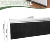 Unique Bargains Aluminum Alloy H-Shape Holder PP Bristle Rust-resistant Door Sweep 1 Pc - 2 of 3