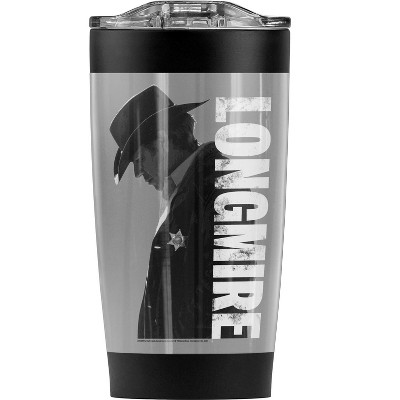 Longmire Profile Steel Tumbler 20oz Coffee Travel Mug
