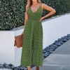 Women's Thin Straps Ruching Smocking Lace Jumpsuit - Cupshe - 3 of 4