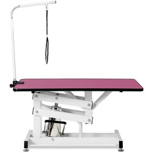 Bencmate Pet Grooming Tools Foldable Pet Grooming Table for Pet Large Dogs and Cats with Adjustable, Bathing Station, Pink, 42.5"*23.5"*63.75" - 1 of 4