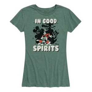 Women's - Disney - In Good Spirits Short Sleeve Graphic T-Shirt - 1 of 4
