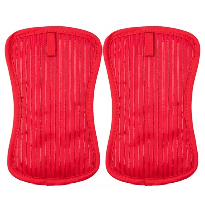 2pc Cotton Striped Oven Mitt and Pot Holder Set Blue - Threshold™