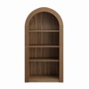 Bella Depot Mid Century Modern 78.74" Tall Arched Bookcase, 4-Tier Arched Storage Bookcase with Open Display Storage Shelf - 4 of 4