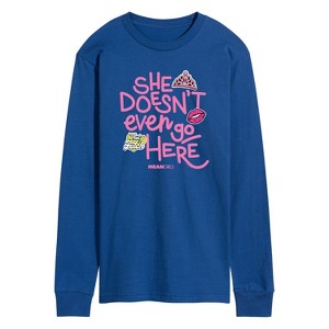 Men's - Mean Girls - She Doesn't Even Go Here Long Sleeve Graphic T-Shirt - 1 of 4