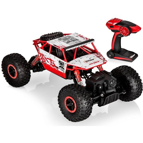 Top Race Remote Control Rock Crawler Monster Truck 4wd - 2.4ghz Batteries  Included (red) : Target