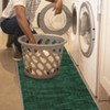 Modern Solid Kitchen Runner Rug 2x8 Long Hallway Runner Rug Contemporary Carpet Machine Washable Stain Resistant Floor Cover For Living Room Bedroom - 3 of 4