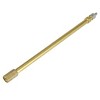 Unique Bargains Brass Wheel Tire Valve Extender Stem Extension Inflation Stright Pole 4 Pcs - 4 of 4