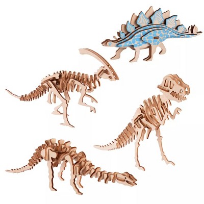 Kitcheniva 3D Wooden Dinosaur Skeleton DIY Puzzle