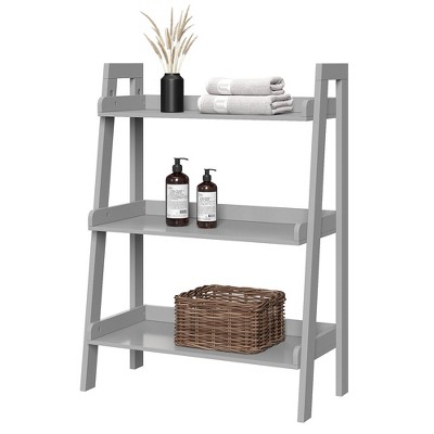 three tier bathroom shelf