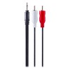 Philips 6' Y-Adapter Audio Cable. 3.5MM - Red/White - image 2 of 4