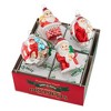 Christopher Radko 3.5 Inch Hs Santa Figures Christmas Tree Ornament Set , Holiday Splendor Ornament (4PC) - 3 of 3