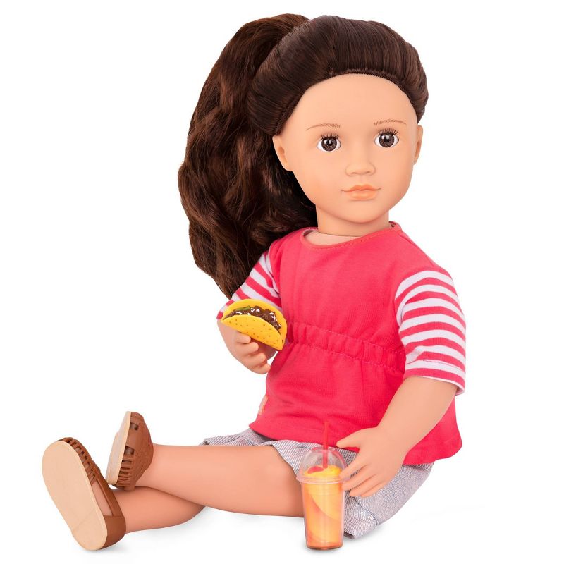 Our Generation Rayna with Accessories 18&#34; Posable Food Truck Doll, 3 of 5
