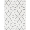 Unique Loom Trellis Frieze Rounded Trellis Indoor Woven Area Rug - 2 of 4