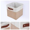 REGALWOVEN Fabric Collapsible Lightweight Open Storage Bins 11 x 11 x 11 Inch 3 Packs - 2 of 4
