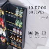 SinCiDo 72" Pantry Cabinet, Kitchen Pantry Storage Cabinet, with 10 Door Shelves & 2 Drawers, Wood Cupboard for Kitchen & Living Room - 4 of 4