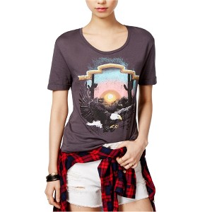 Carbon Copy Womens Eagle Graphic T-Shirt, Grey, Small - 1 of 1
