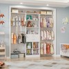 Besiost 5FT Closet Organizer with Wood Drawers and Cubbies, Small Closet System with 5 Hanging Rods - 4 of 4