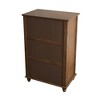 Vynxaria 5-Drawer Fluted Dresser - 45" Tall Modern Chest, Metal Handles, Wooden Organizer for Bedroom/Living Room - 2 of 4