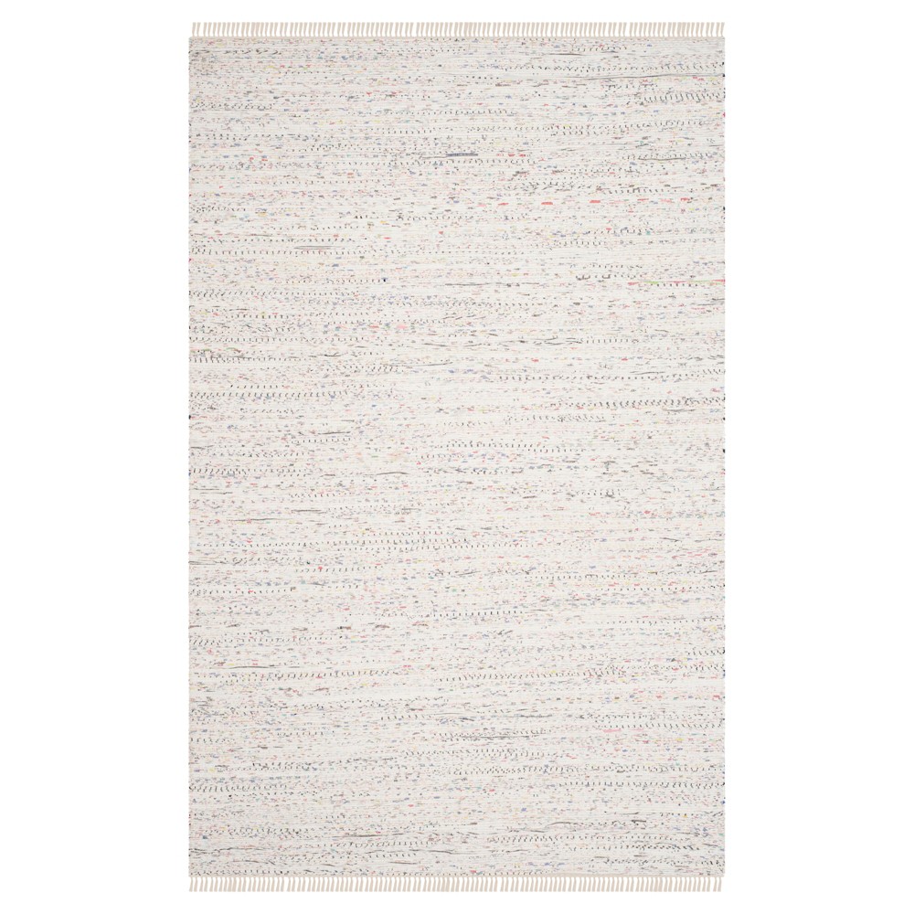 5'x8' Huddersfield Area Rug White/Multi - Safavieh