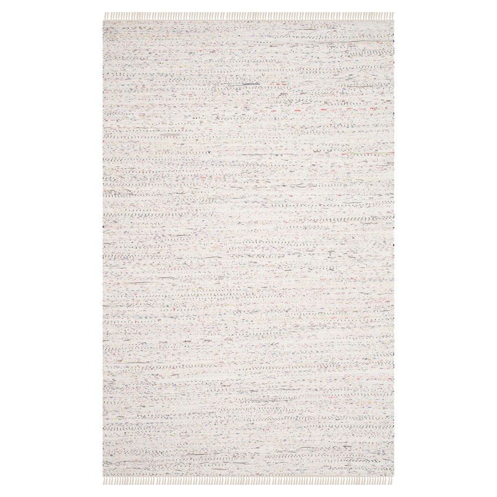 5'x8' Huddersfield Area Rug White/Multi - Safavieh