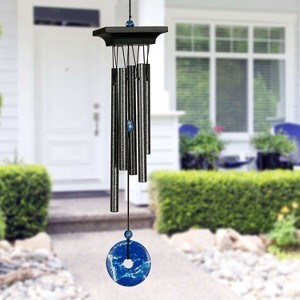 Woodstock Windchimes Woodstock Blue Lapis Chime  Wind Chimes For Outside  Wind Chimes For Garden  Patio  and Outdoor DÃƒÂ©cor  21"L - 1 of 4