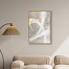 Art Remedy Silvered Spirals II Elegant Gold Abstract Framed - 2 of 4