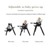 Racxily Convertible Baby High Chair to Rocker, 5-Point Harness with Removable Tray for 6M-3Yrs - 4 of 4