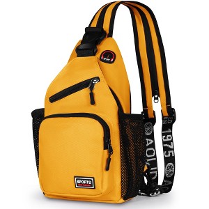 Generic Crossbody Sling Bag Backpack for Men & Women, Convertible Shoulder Bag Waterproof Chest Bag For Daypack Travel Hiking - 1 of 4