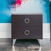 Okak Retro Tall Dresser for Bedroom with 5 Stylish Drawers,Wide Storage Chest of Drawers Nightstand for Closet Bedside Living Room Hallway - 3 of 4