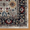 Gertmenian Kielo Tilly Traditional Floral Border Blue Ivory Red Indoor Polyester Area Rug - 3 of 4
