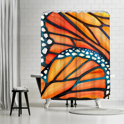 Americanflat Monarch By Modern Tropical, Tropical Shower Curtains Target