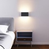 C Cattleya 2-Light Black Hardwired Dimmable LED Outdoor Wall Lantern Sconce 1-Pack - 4 of 4