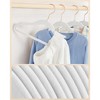 SONGMICS Baby Hangers 50 Pack, Kids Hangers for Closet, Swivel Hooks, Space-Saving Clothes Hangers, Velvet Hangers for Nursery, Non-Slip, - 3 of 4