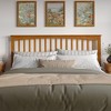 AFI Furnishings Mission King Solid Wood Headboard with Attachable Charger, Light Toffee - 4 of 4