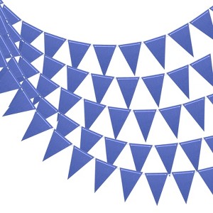 Unique Bargains Party Festive Wedding Birthday Banner Flags Decorations 5 Pcs - 1 of 4