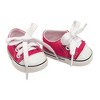 Sophia's - 18" Doll - Set of 3 Canvas Sneakers - Pink, White, and Blue - 4 of 4