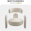 Accent Chair for Living Room Modern Fabric Armchair Comfy Upholstered Reading Accent Chairs for Bedroom,Single Sofa Chair with Legs for Apartment - 3 of 4