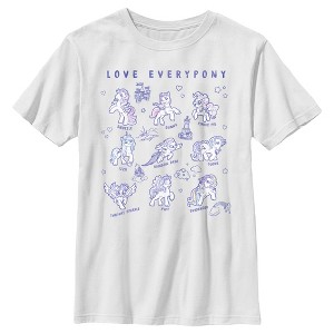 Boy's My Little Pony: Friendship is Magic Generations Love Everypony Generation T-Shirt - 1 of 4