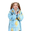 Solaris Fleece Blanket Hoodie Sweatshirt for 7-16yr Kid Teen Youth, Cozy Warm Plush Fleece Wearable Blanket Pullover with Larger Pocket - 4 of 4