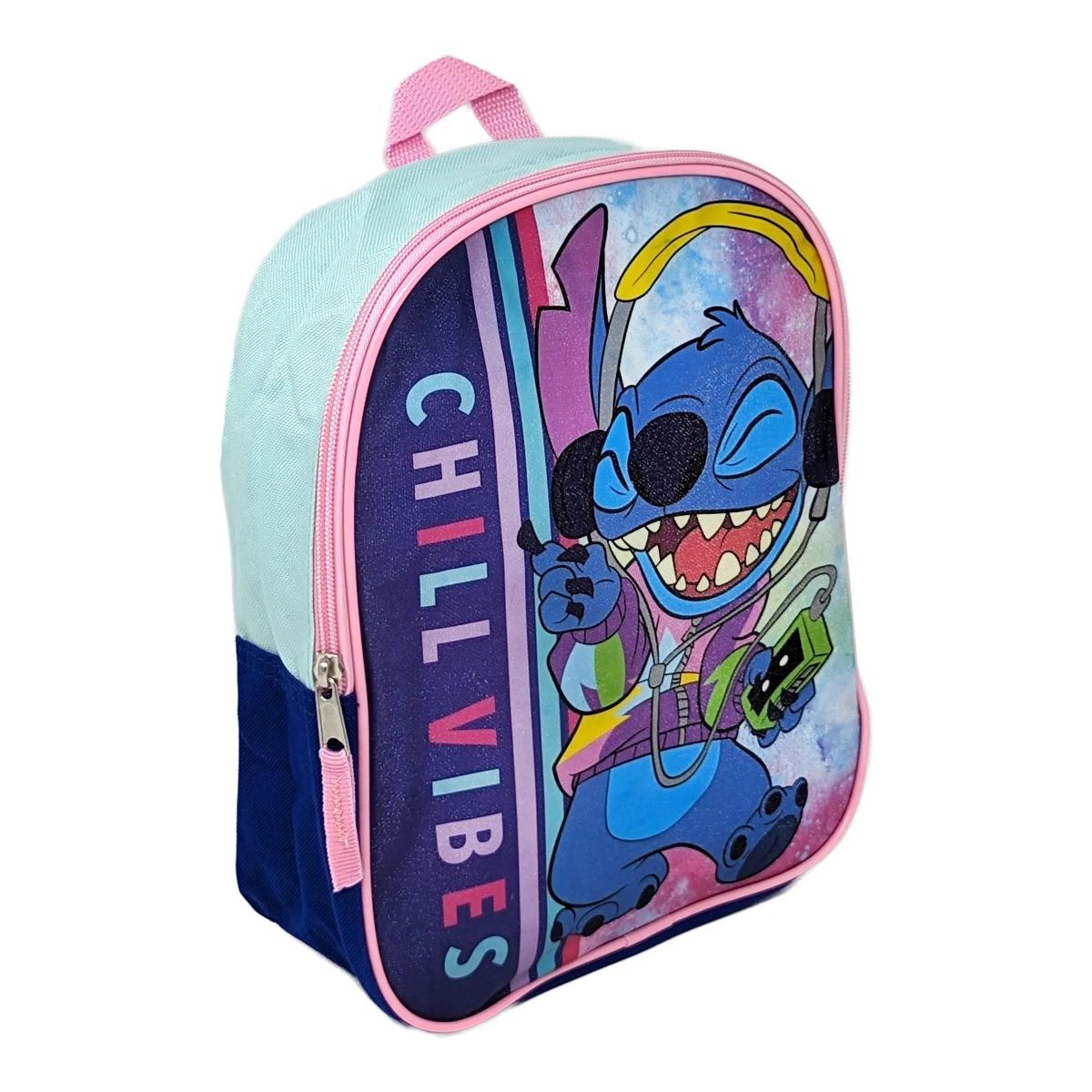 Bioworld Disney Lilo and Stitch Chill Vibes 11 Inch Mini Backpack - thumbnail 2