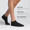 TIME HOLLOW Black Ankle Socks With Anti-Blister Tab - 2 of 3