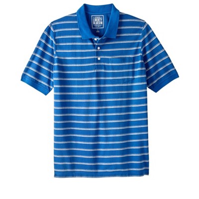 Liberty Blues Men's Big & Tall Shrink-less Pocket Piqué Polo Shirt - Xl ...