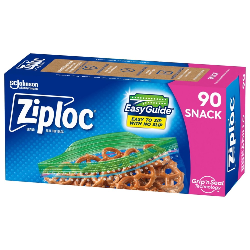 Ziploc Snack Bags with Grip n Seal Technology