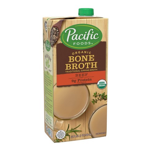 Pacific Foods Gluten Free Organic Bone Broth Beef - 32oz - image 1 of 4
