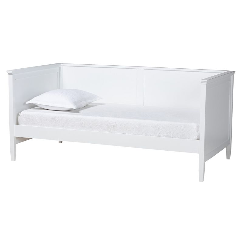 Baxton Studio Viva Classic and Traditional White Finished Wood Twin Size Daybed, 2 of 10
