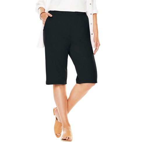 Woman Within Women's Plus Size 7-Day Knit Bermuda Shorts - image 1 of 4