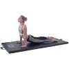 Ultimate Body Press EMXL Premium Four Panel Large Folding Vinyl and Foam Cushion 76 x 38 Inch Exercise and Yoga Floor Mat for Home Gym - image 2 of 4